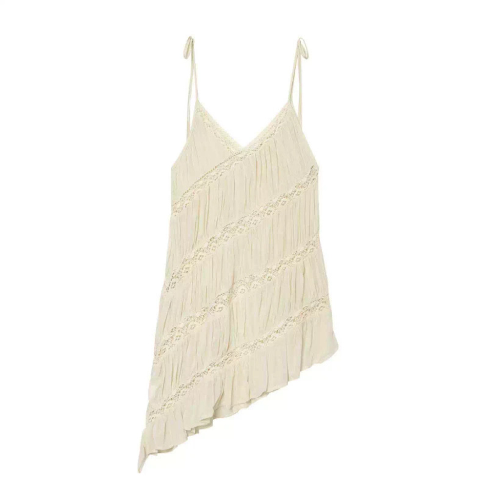 ZARA Summer Simple Versatile Lace Camisole